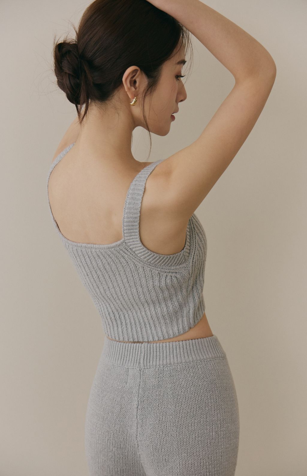 Soft Skin Wide Ribbed Bra Top (親膚粗針螺紋Bra Top) By Beigy - Milu