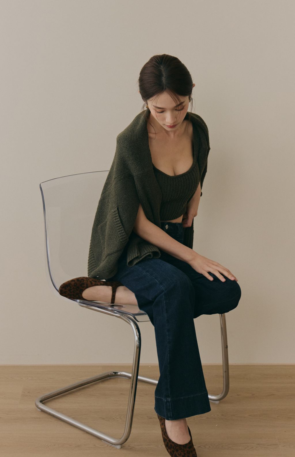 Soft Skin Wide Ribbed Bra Top (親膚粗針螺紋Bra Top) By Beigy - Milu