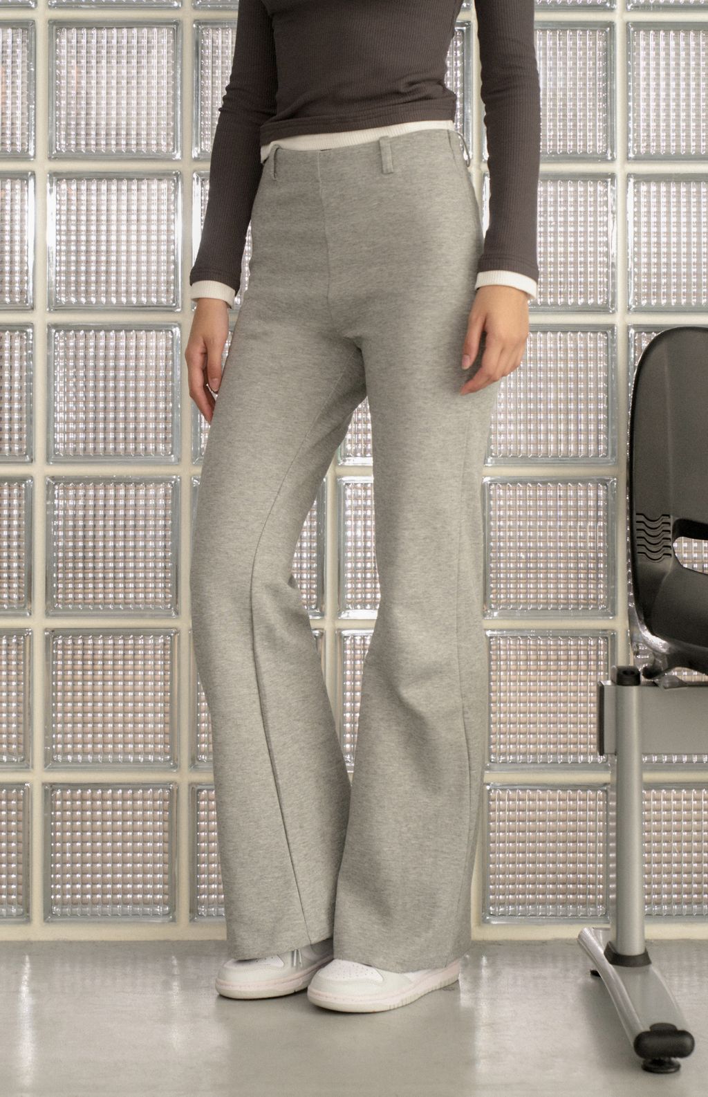 Space Cotton Flared Pant<br/>微喇叭長腿太空棉褲