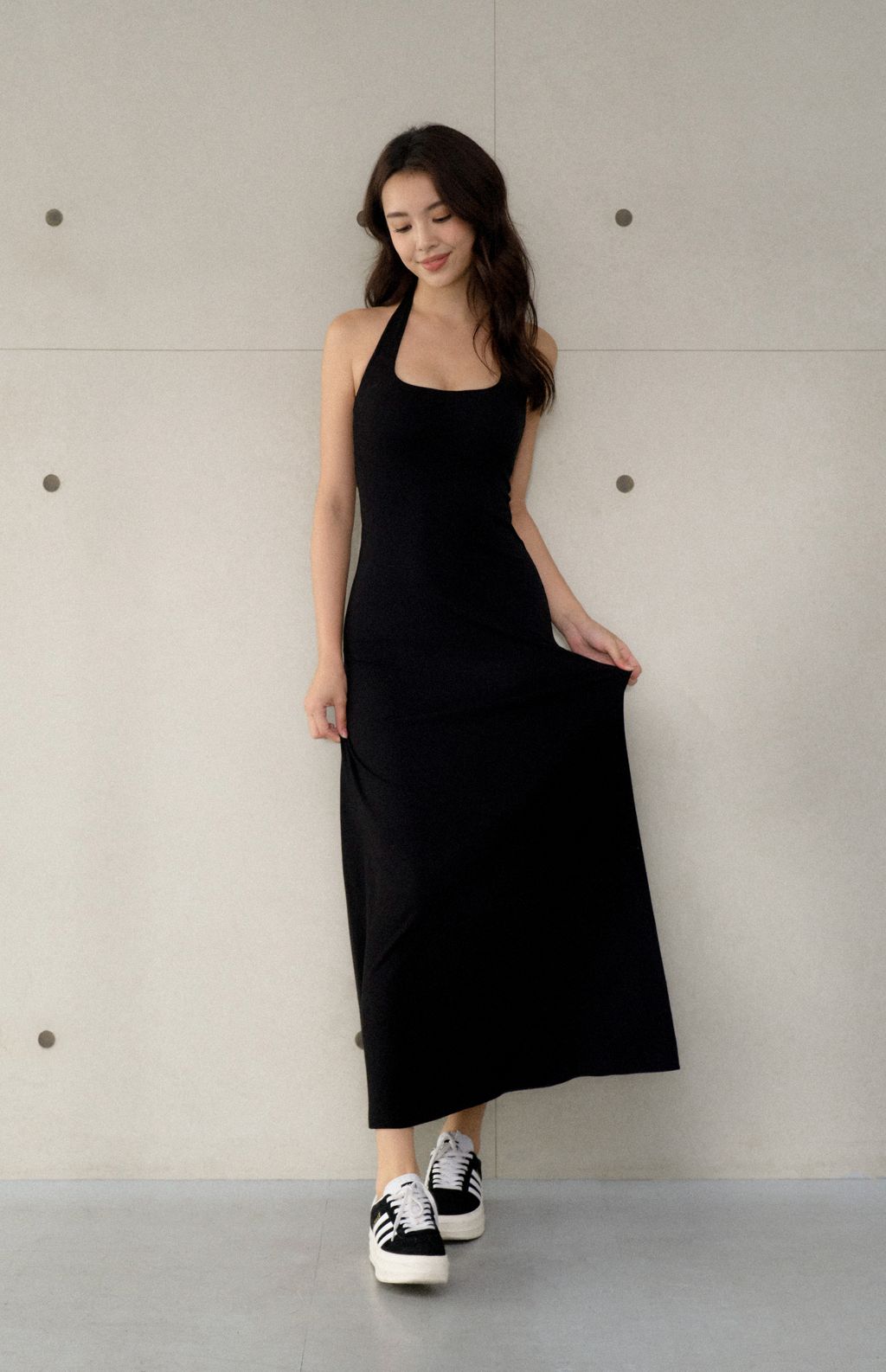 Modal Halter Neck Bra Dress<br/>美背繞脖莫代爾Bra Dress