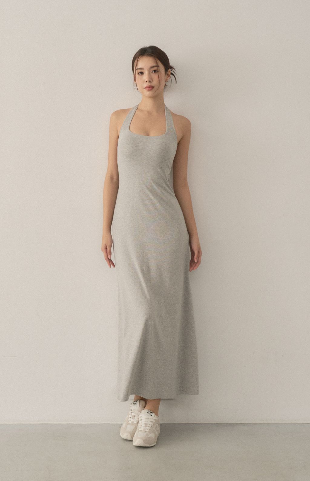 Modal Halter Neck Bra Dress<br/>美背繞脖莫代爾Bra Dress