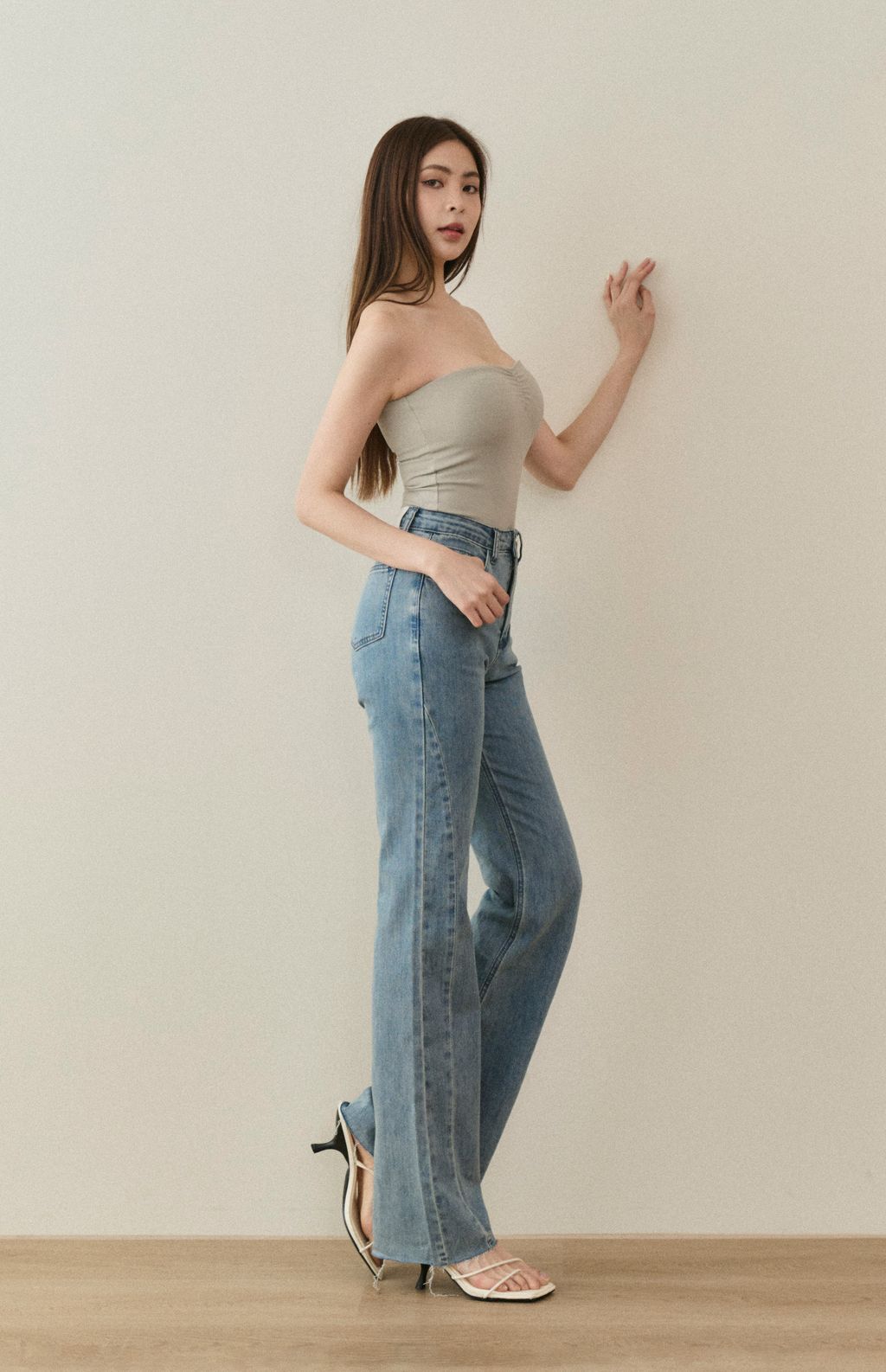 Slimming Side Seam Jean<br/>顯瘦側車線不收邊牛仔褲