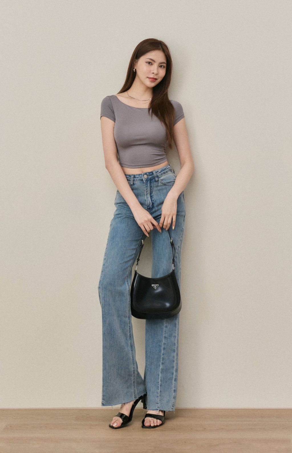 Modal Elastic Bra Top<br/>彈力莫代爾美背Bra Top