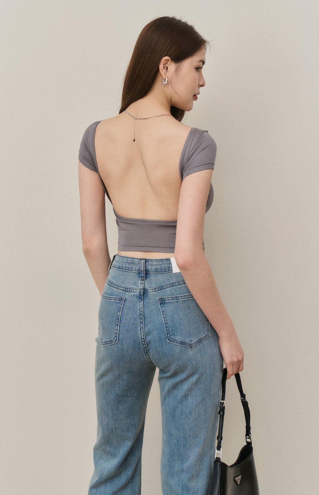 Modal Elastic Bra Top<br/>彈力莫代爾美背Bra Top