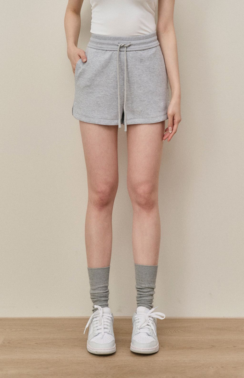 Drawstring Cotton Short<br/>挺版抽繩棉短褲
