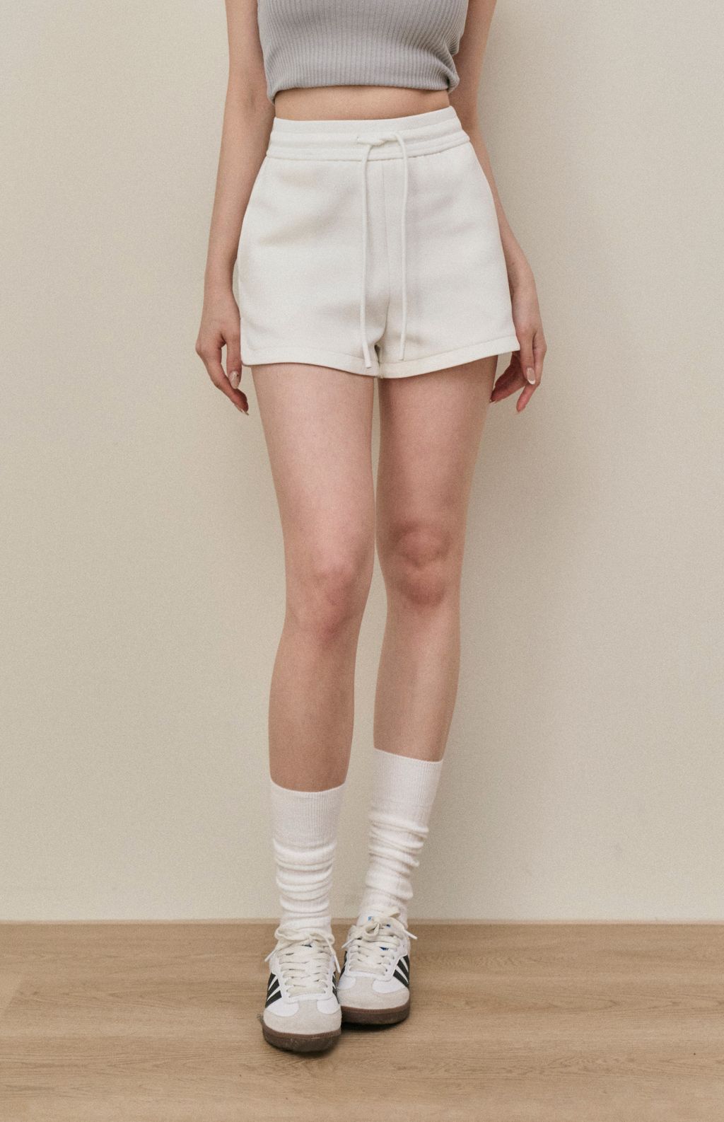 Drawstring Cotton Short<br/>挺版抽繩棉短褲