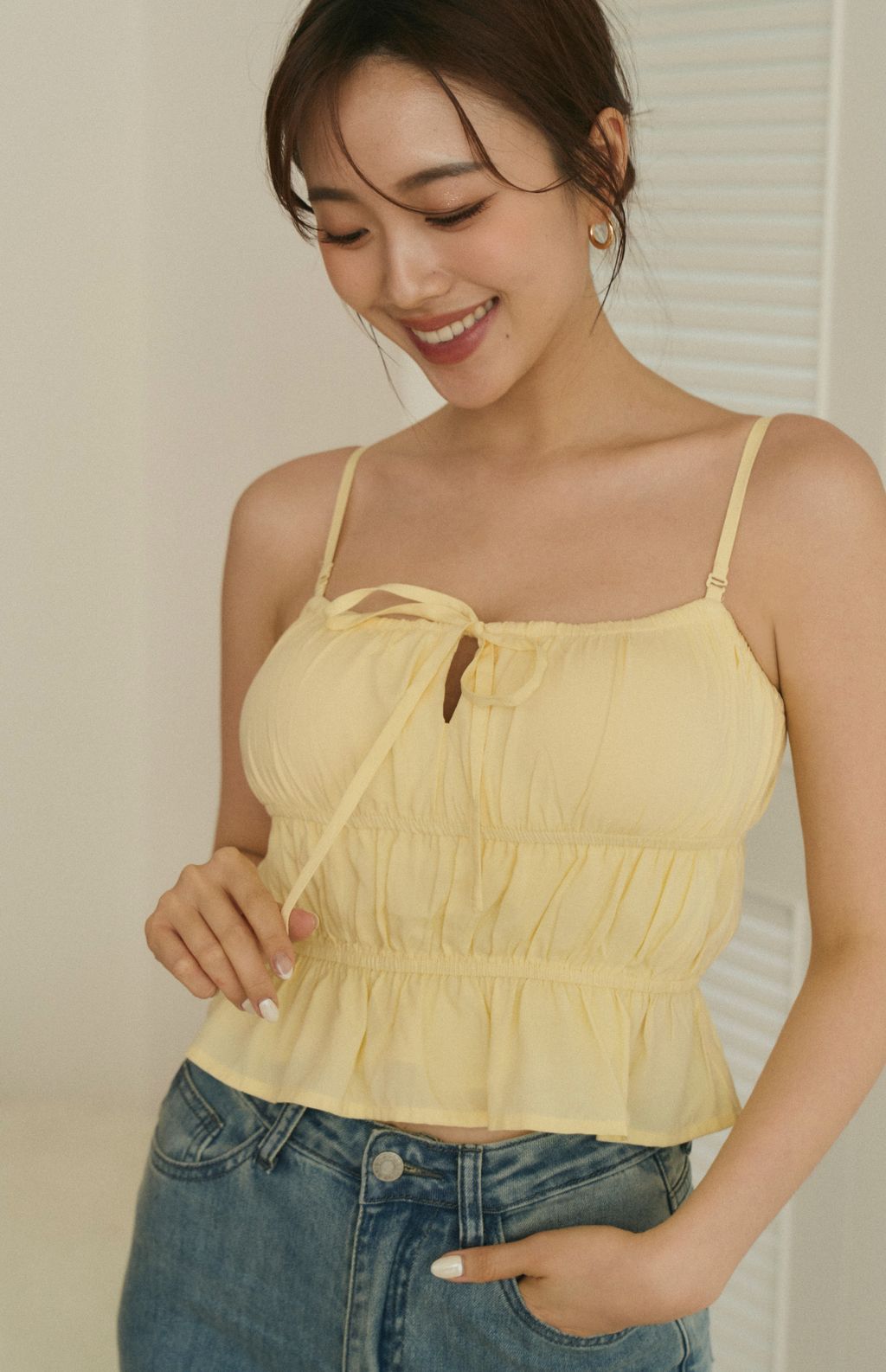 Cotton Linen Multiway Bra Top<br/>法式棉麻綁帶多穿Bra Top