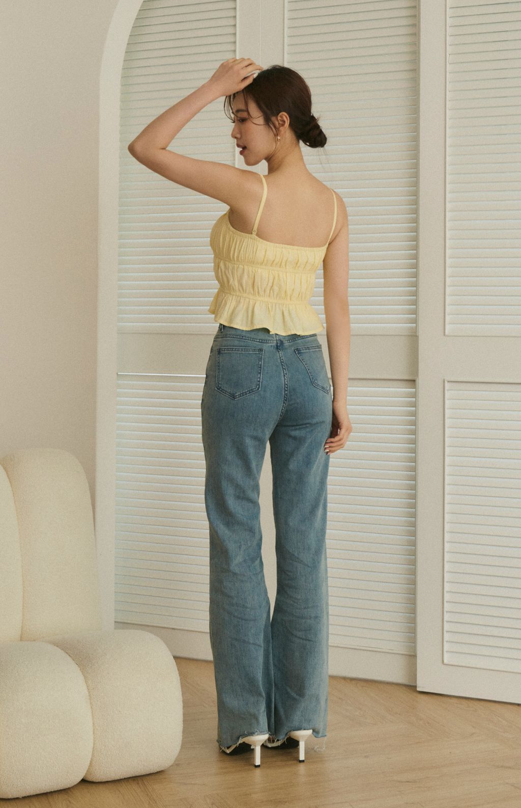 Cotton Linen Multiway Bra Top<br/>法式棉麻綁帶多穿Bra Top