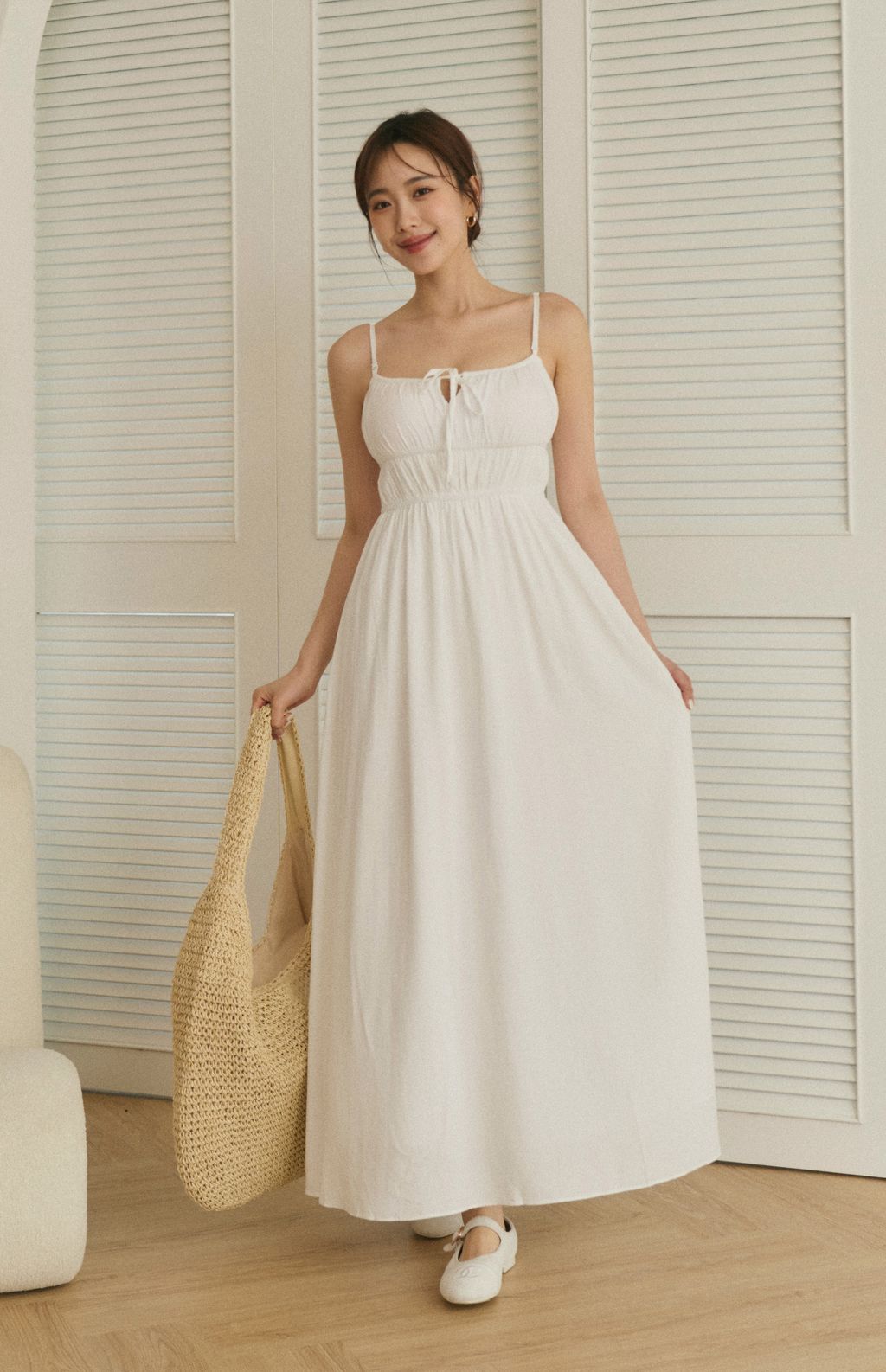 Cotton Linen Multiway Bra Dress<br/>法式棉麻綁帶多穿Bra Dress