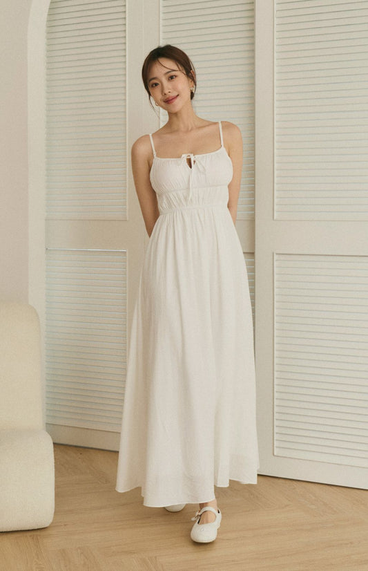 (預購) Cotton Linen Multiway Bra Dress<br/>法式棉麻綁帶多穿Bra Dress By Beigy - Milu