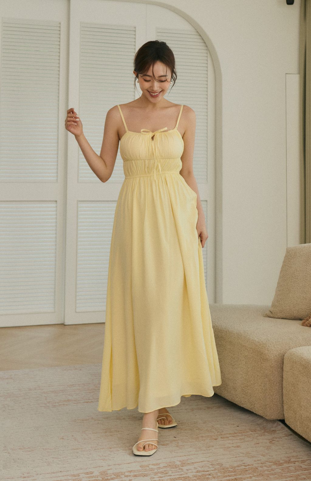 Cotton Linen Multiway Bra Dress<br/>法式棉麻綁帶多穿Bra Dress