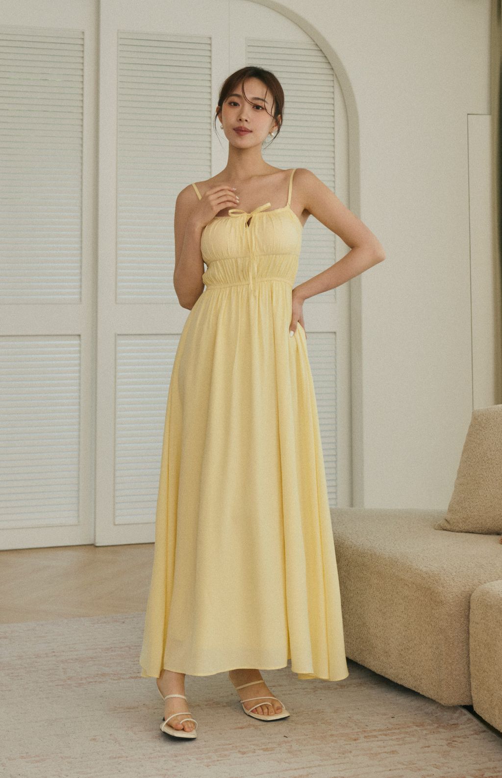 Cotton Linen Multiway Bra Dress<br/>法式棉麻綁帶多穿Bra Dress