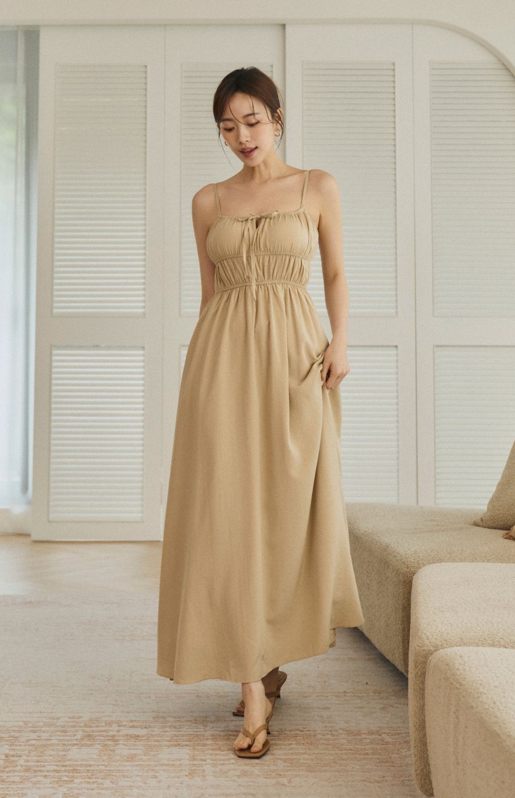 Cotton Linen Multiway Bra Dress<br/>法式棉麻綁帶多穿Bra Dress