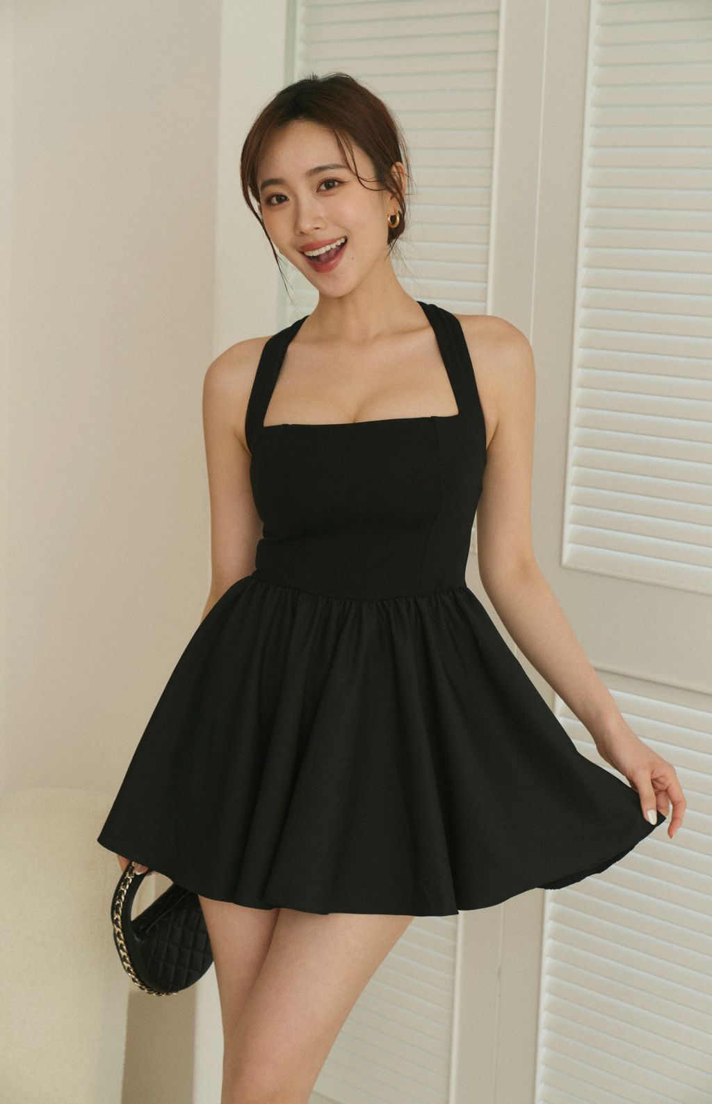 Flared Mini Bra Dress<br/>法式澎裙Bra Dress