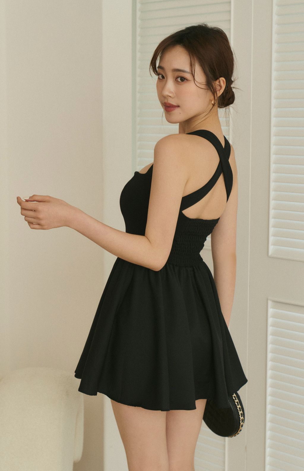 Flared Mini Bra Dress<br/>法式澎裙Bra Dress