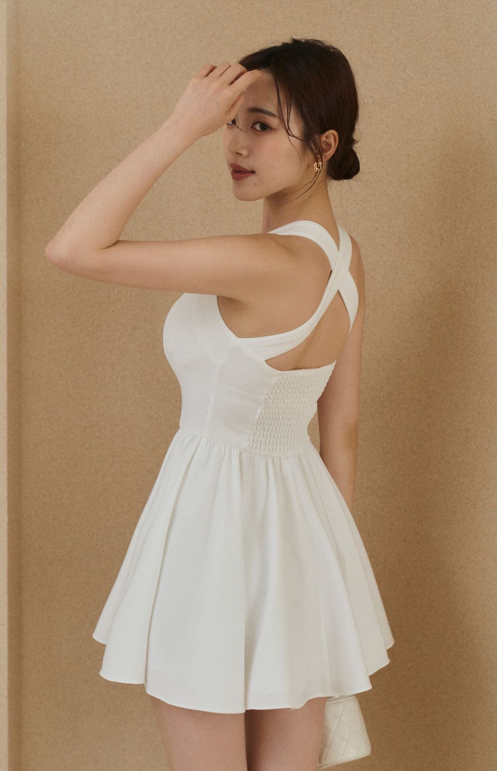 Flared Mini Bra Dress<br/>法式澎裙Bra Dress