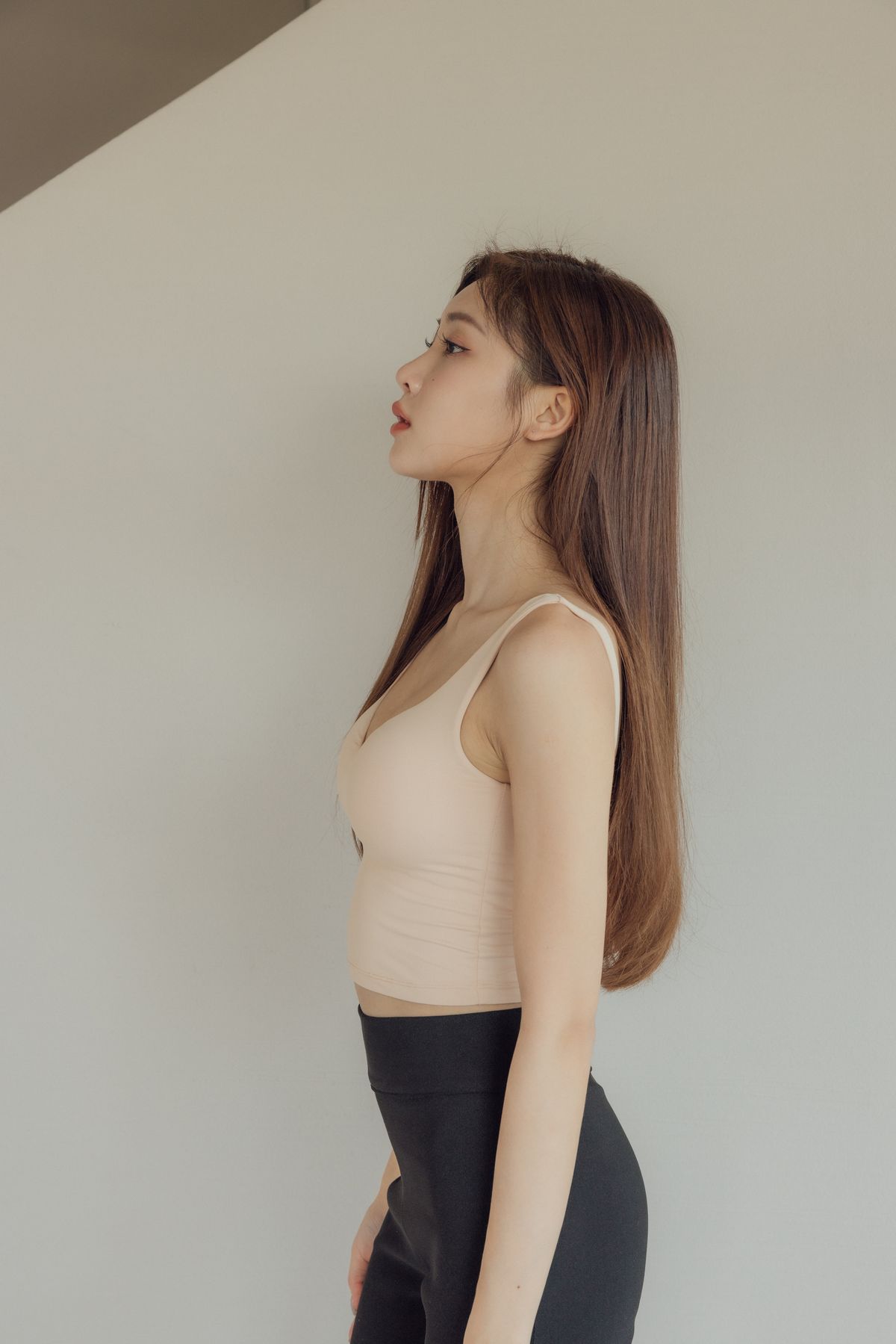 Base V-Neck Bra Top (爆乳V領裸感) By Beigy - Milu