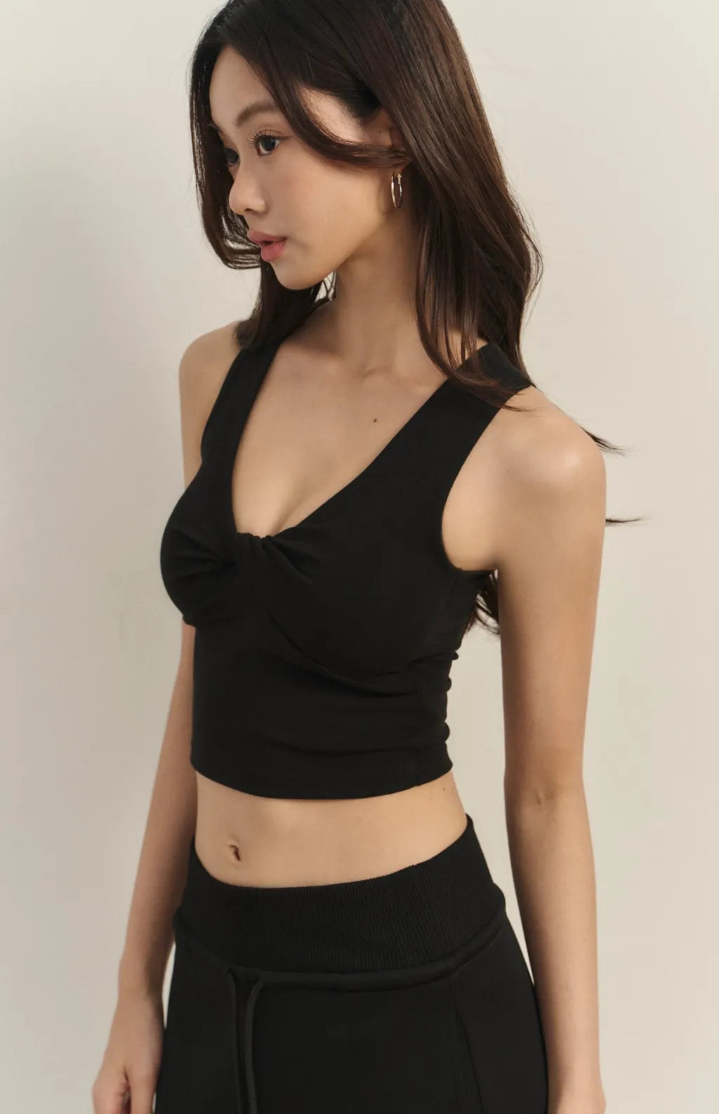 Tencel Front Twist Bra Top<br/>天絲美胸扭結Bra Top