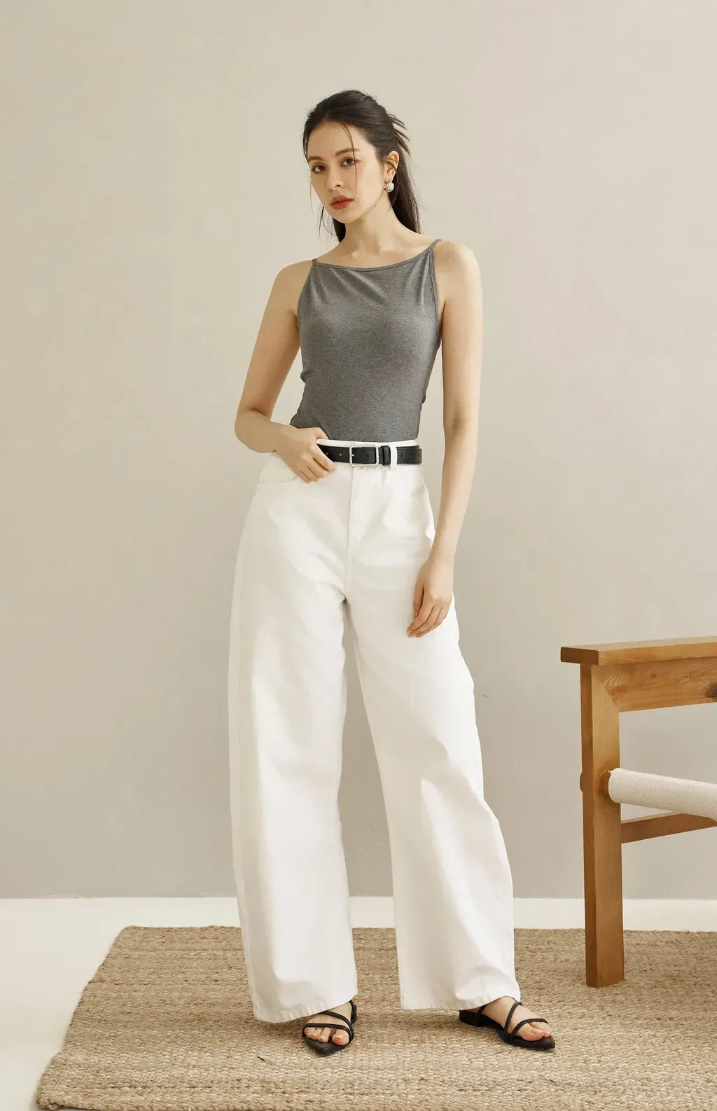 Boat Neck Bra Top<br/>極簡船型領美背Bra Top