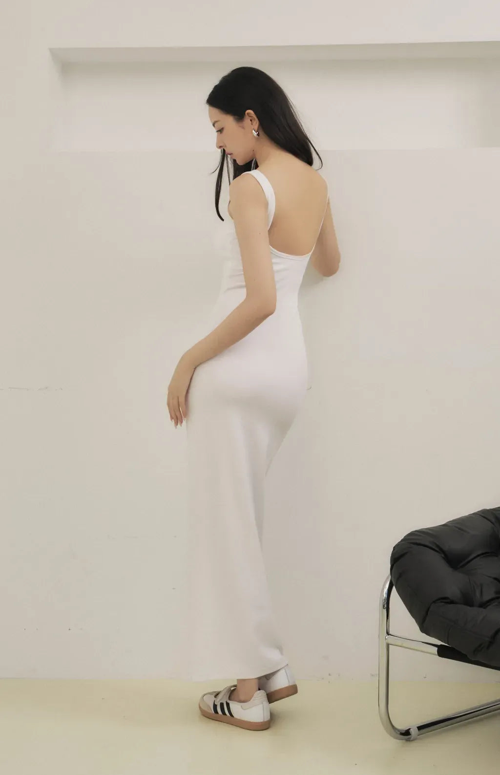 Full Coverage Backless Bra Dress<br/>心機美背遮副乳Bra Dress