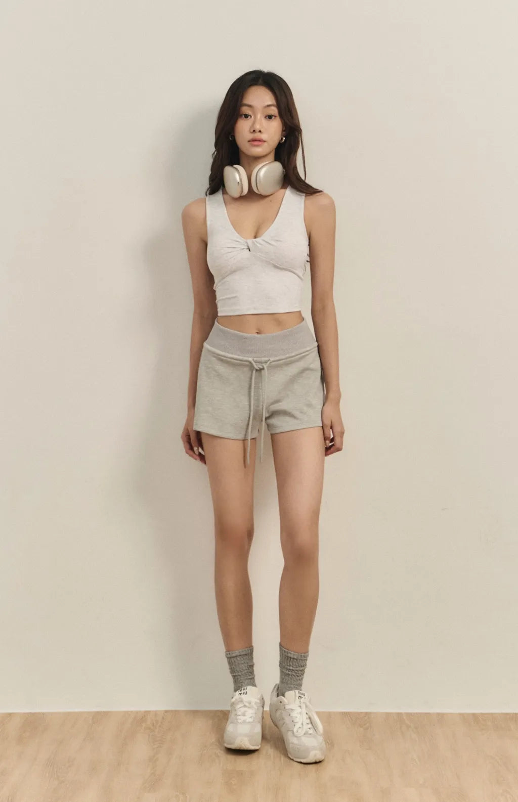 Tencel Front Twist Bra Top<br/>天絲美胸扭結Bra Top
