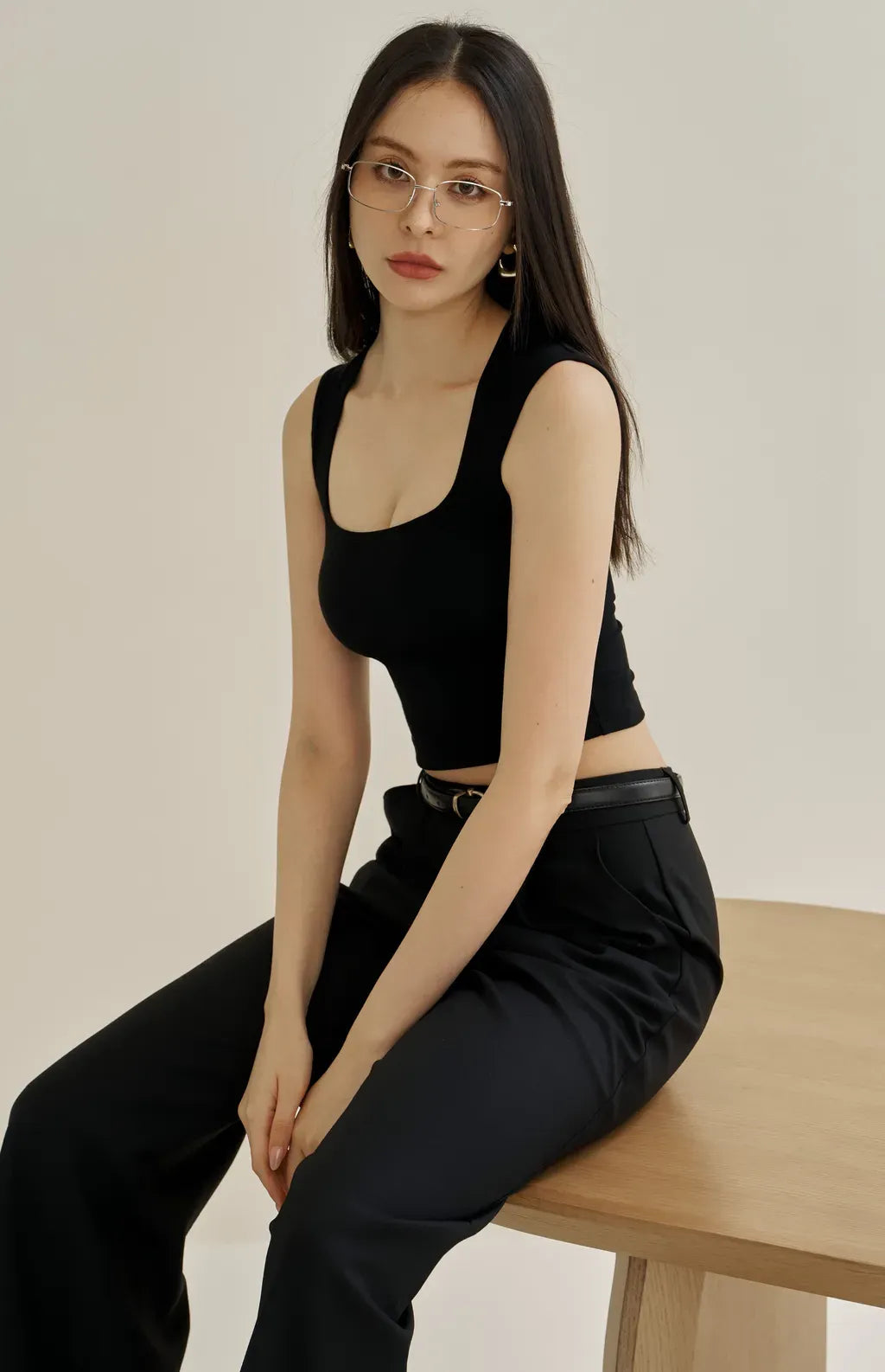 Full Coverage Padded Tank<br/>極簡寬肩遮副乳Bra Top
