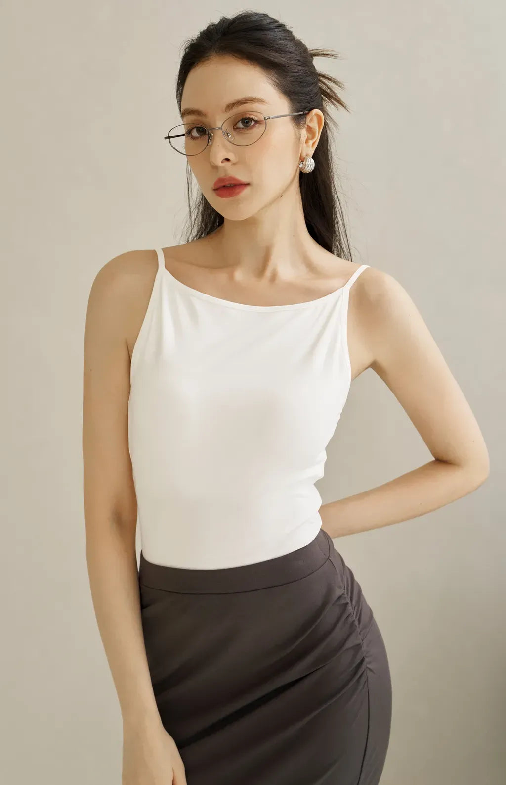 Boat Neck Bra Top<br/>極簡船型領美背Bra Top