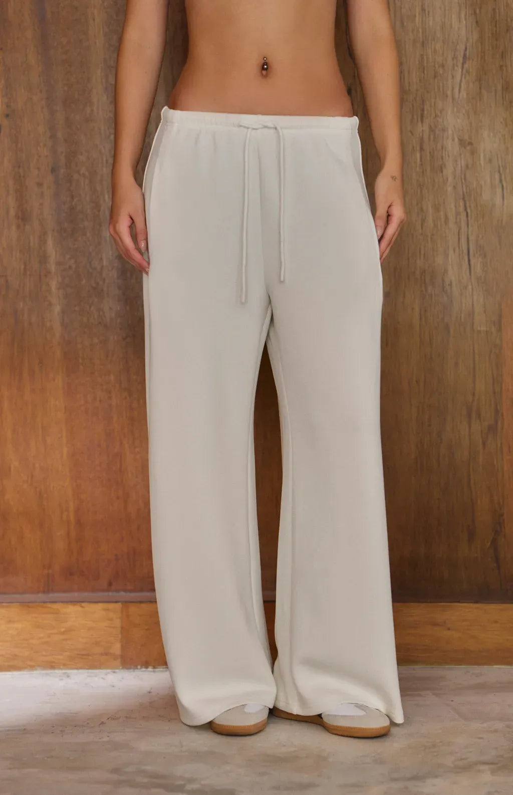 Drawstring Cotton Pant<br/>美式抽繩棉寬褲