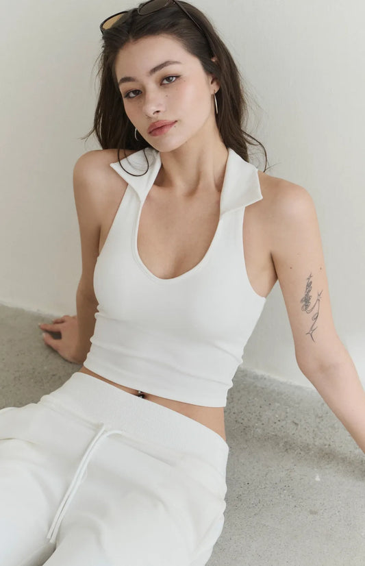 Deep V Collared Bra Top<br/>深V翻領美式Bra Top