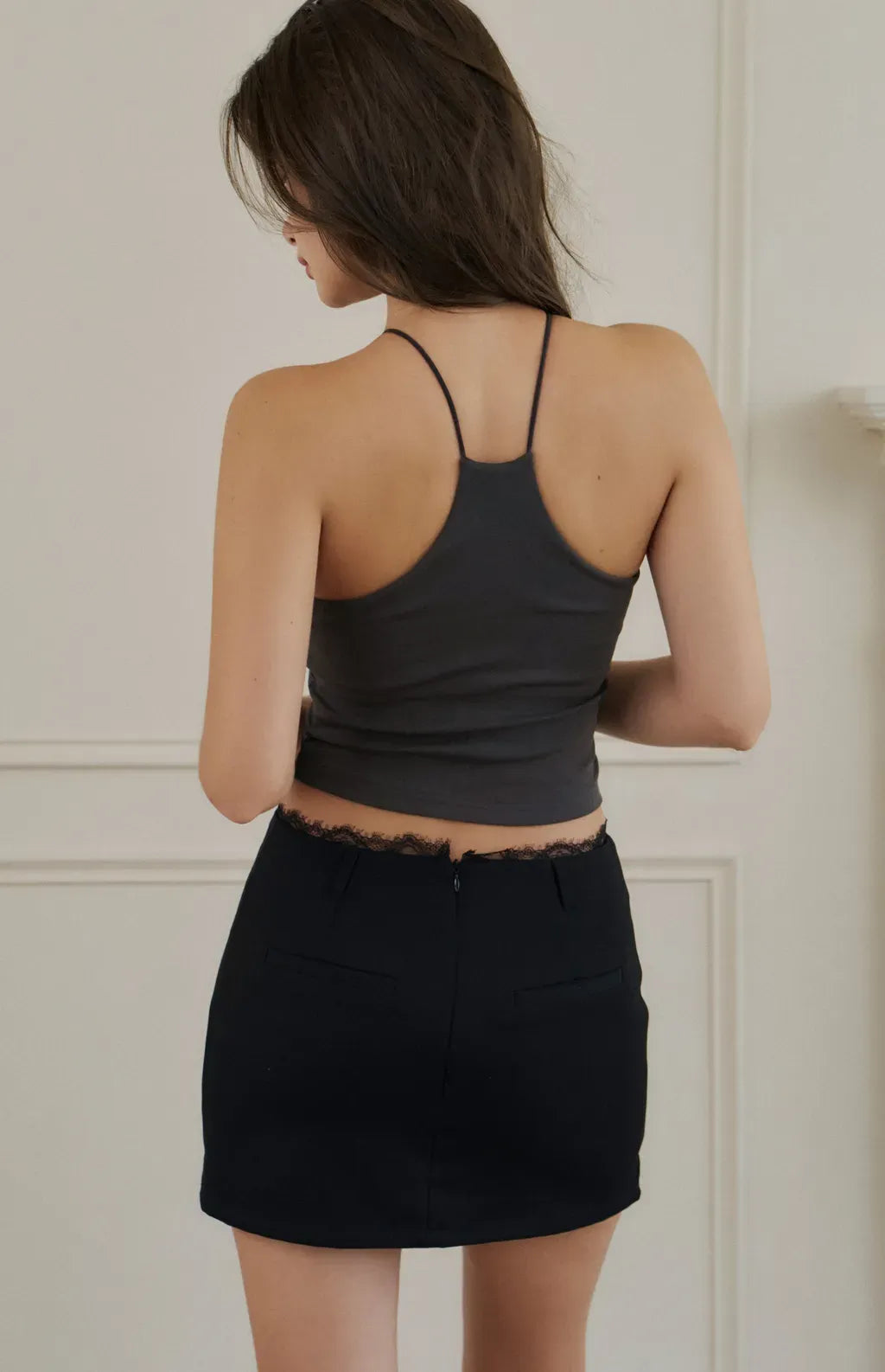 Halter Modal Bra Top<br/>削肩莫代爾Bra Top