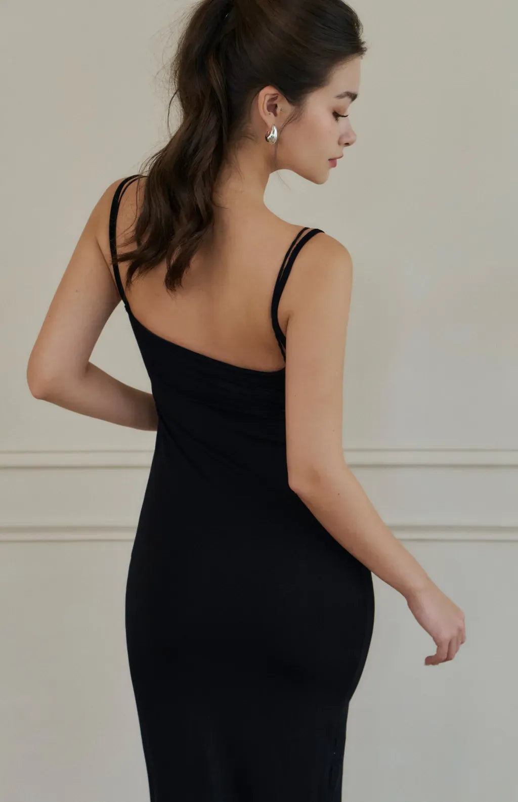 Lace Two Piece Modal Maxi Bra Dress<br/>蕾絲假兩件莫代爾長Bra Dress