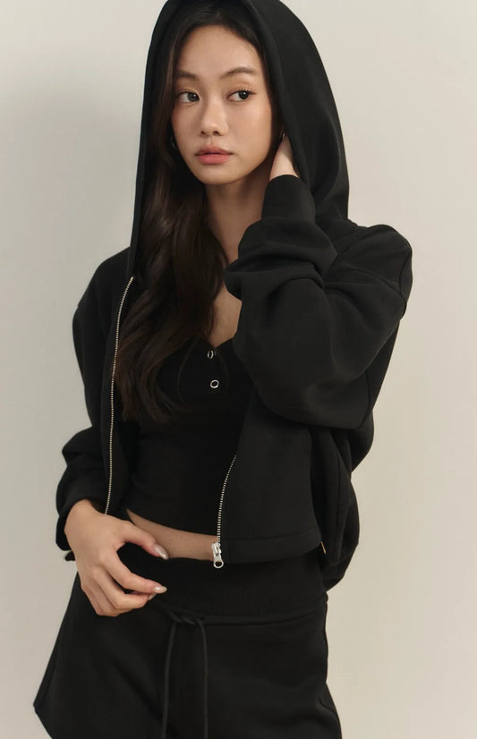 Cloud Cotton Hooded Jacket<br/>雲感太空棉連帽外套 By Beigy - Milu