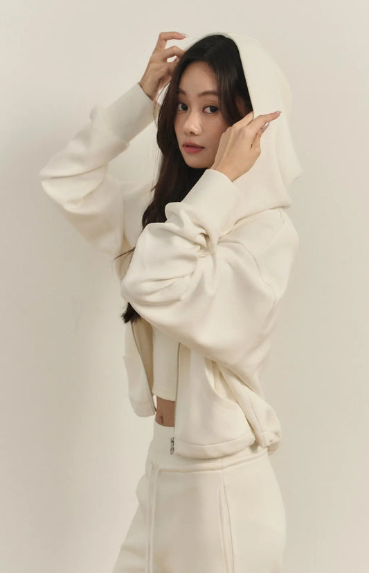 Cloud Cotton Hooded Jacket<br/>雲感太空棉連帽外套 By Beigy - Milu