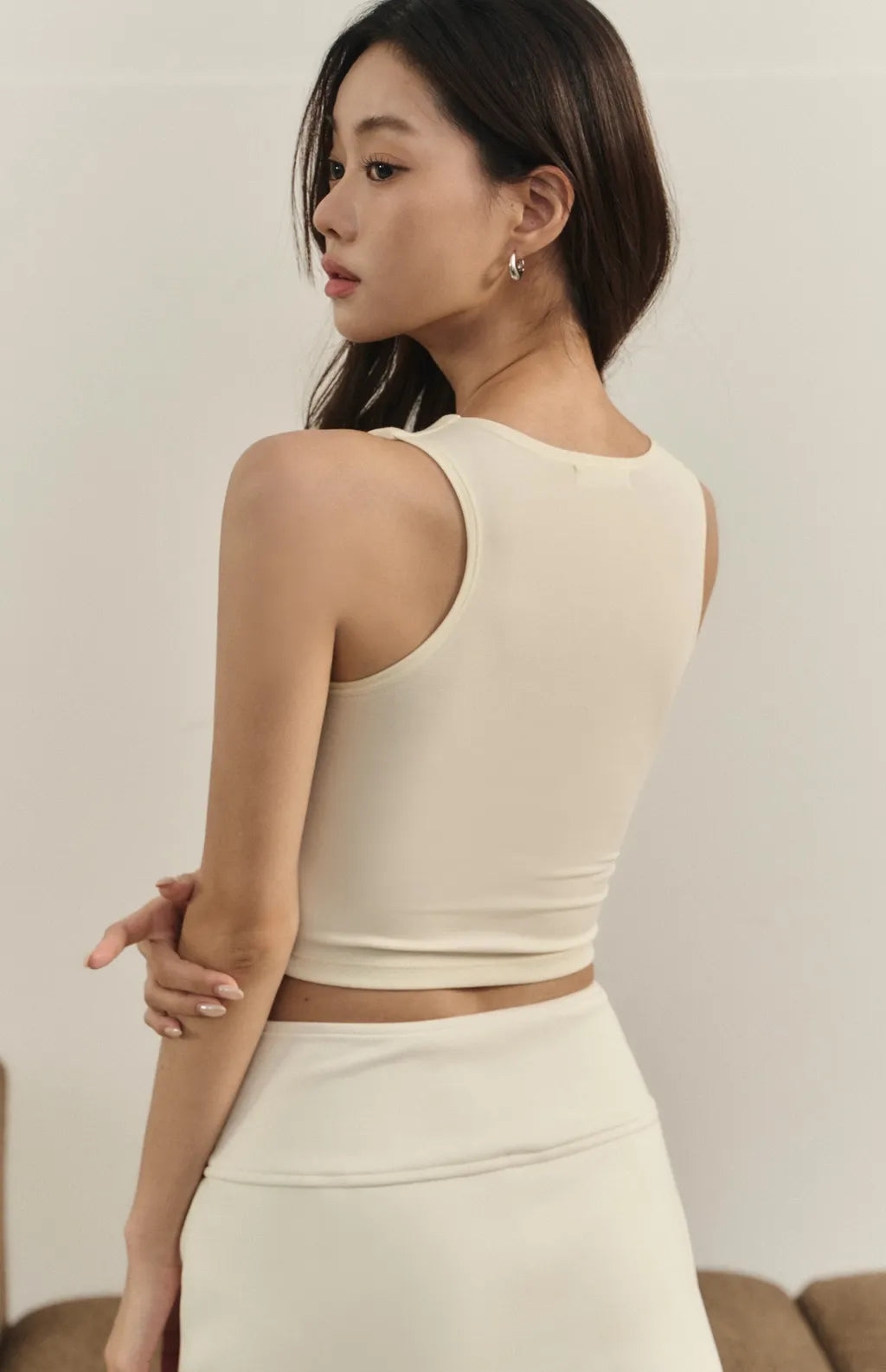 Tencel Front Twist Bra Top<br/>天絲美胸扭結Bra Top