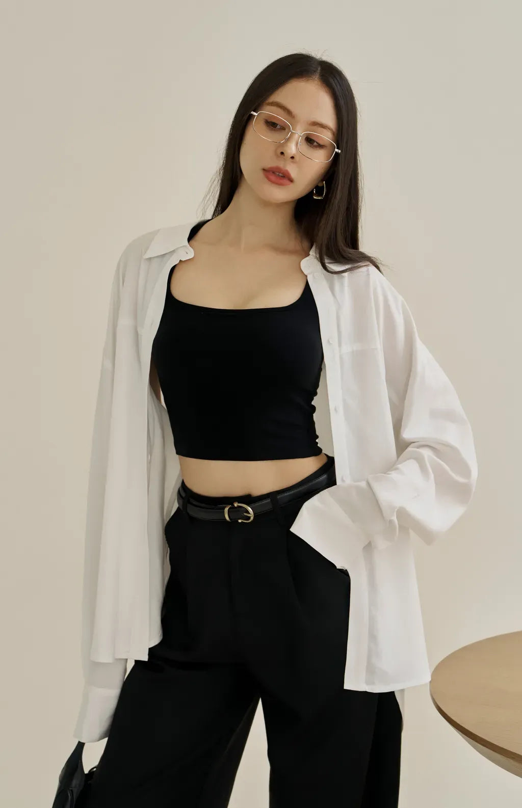 Full Coverage Padded Tank<br/>極簡寬肩遮副乳Bra Top