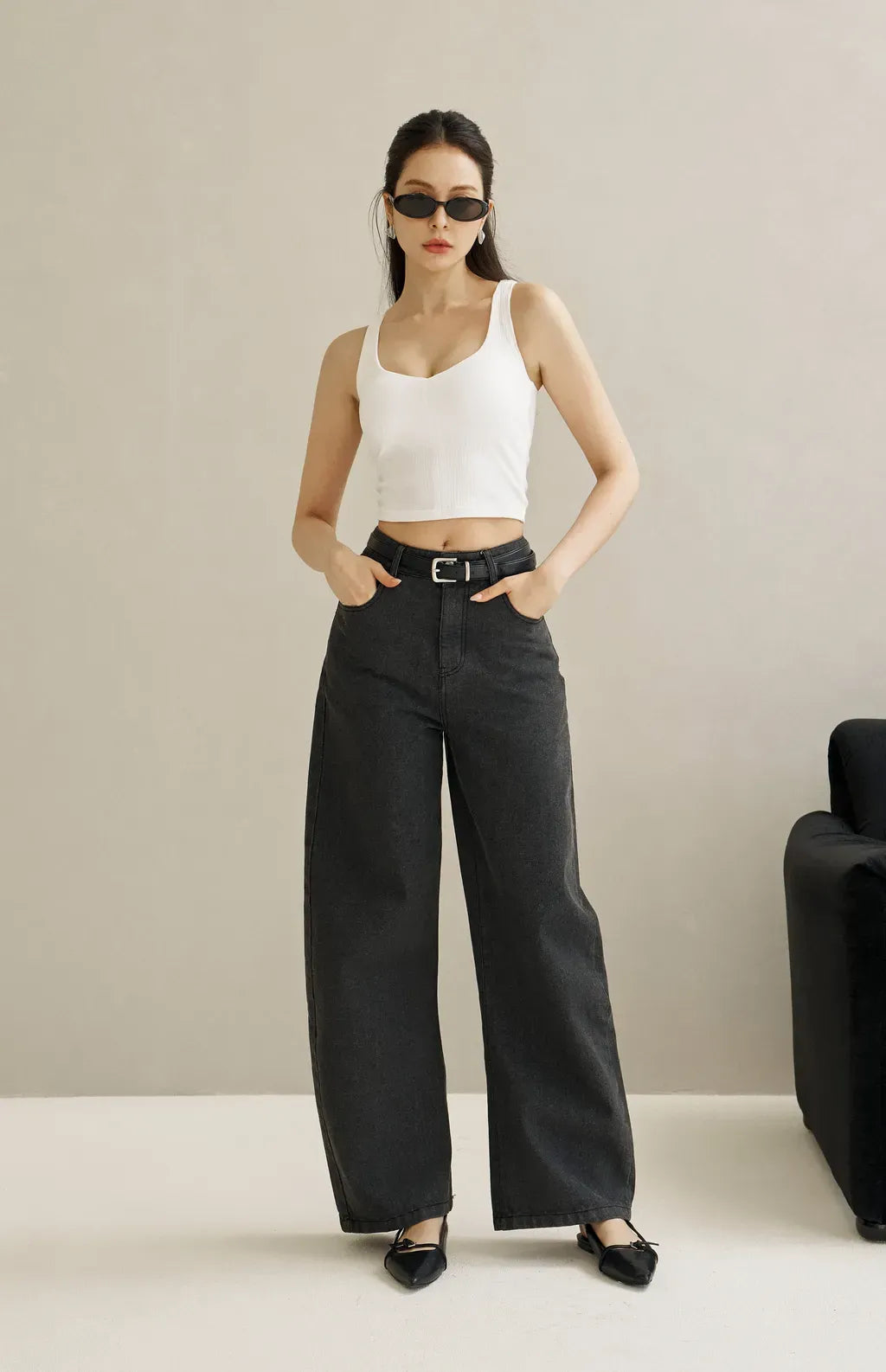 Slimming Balloon Jeans<br/>顯瘦小彎刀收肉牛仔褲