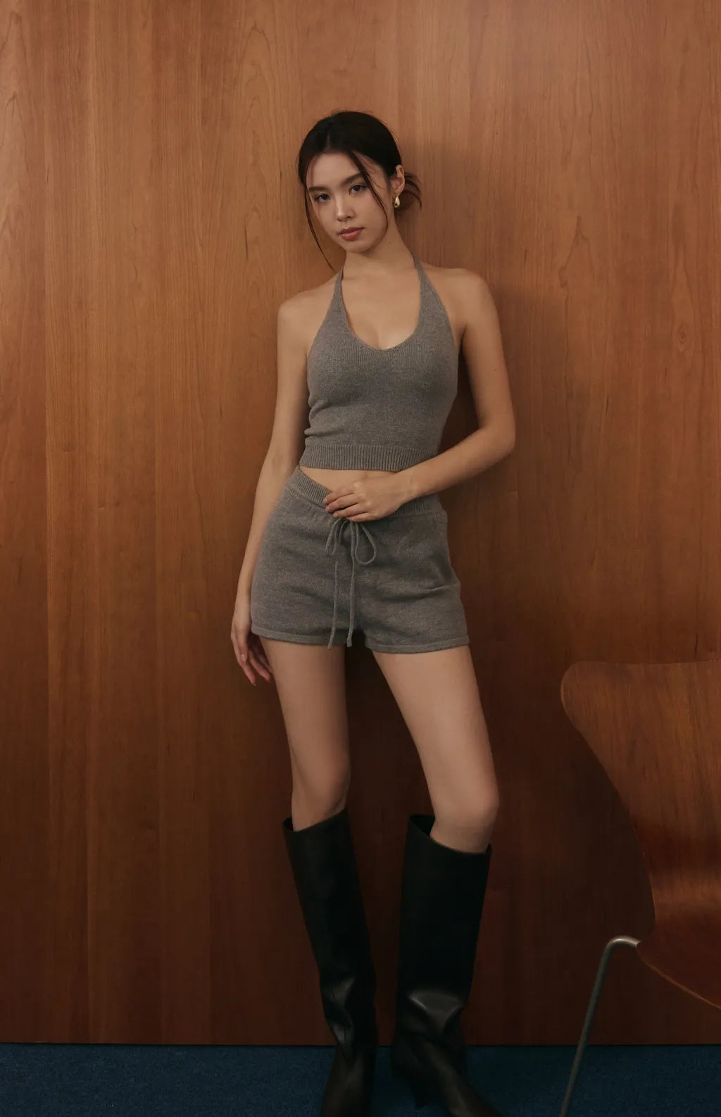 Knit Drawstring Shorts<br/>針織抽繩短褲