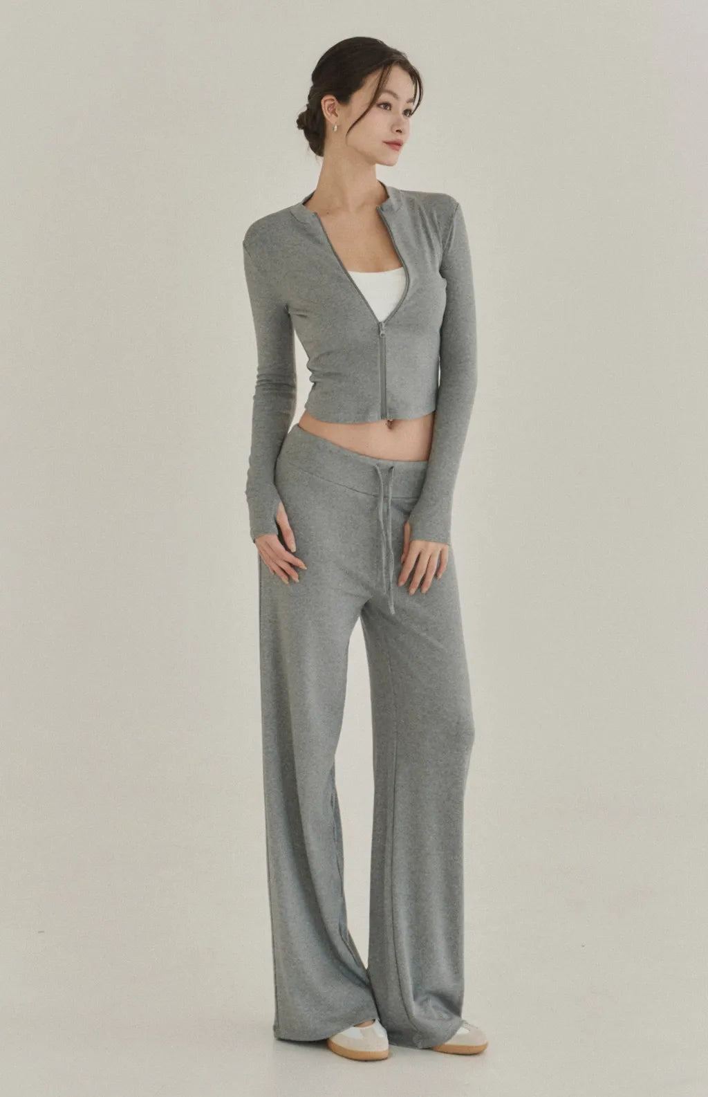 Modal Drawstring Wide-Leg Pants<br/>莫代爾親柔感抽繩寬褲