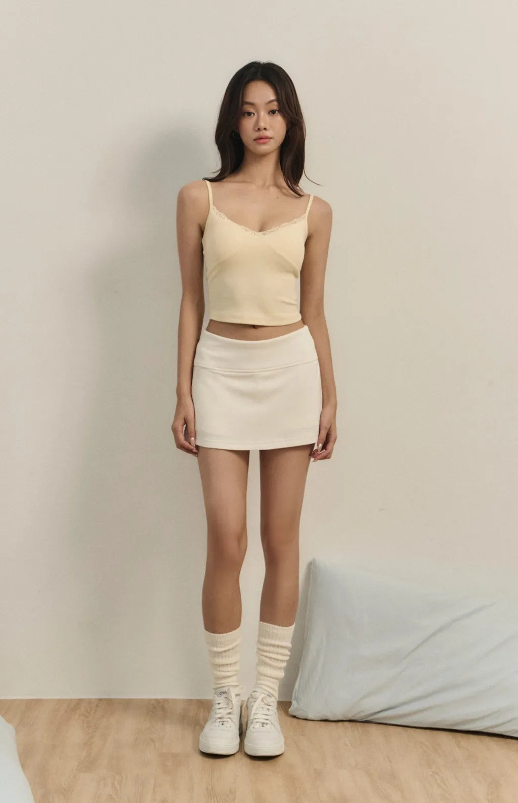 Lace V-Neck Bra Top<br/>交織蕾絲Bra Top