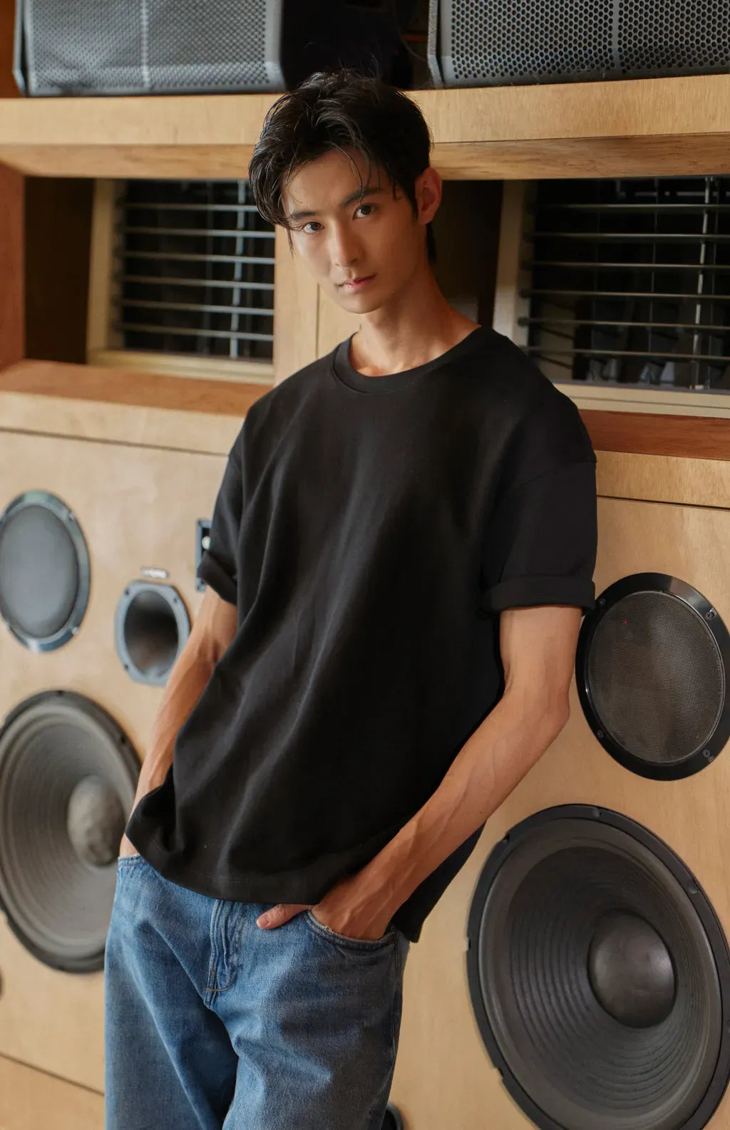 Crew Neck Blank T-shirt<br/>經典圓領挺版素T