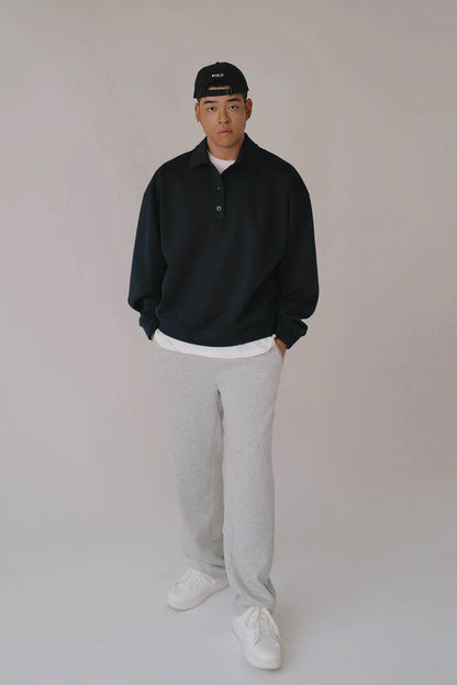 Airy Heater Button-Up Sweatshirt (太空寶寶開釦衛衣)