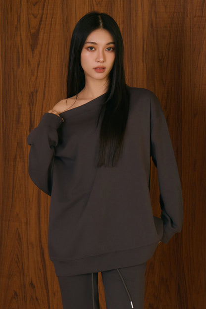 【預購】Off-Shoulder Long Sleeve Top (露肩長袖上衣)