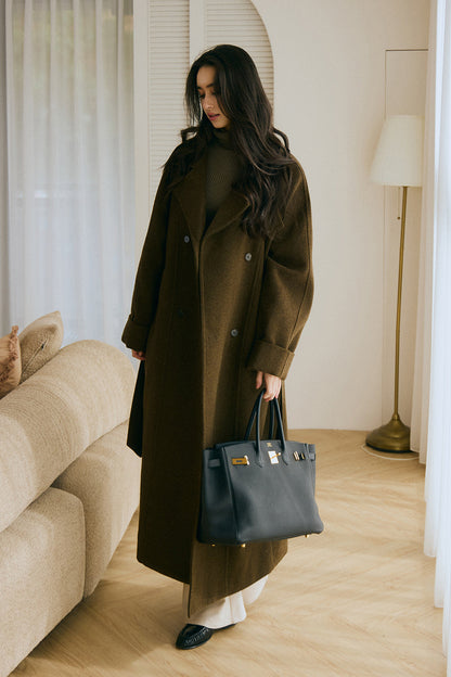 【預購】Chic Belted Wool Coat (綁帶羊毛大衣)