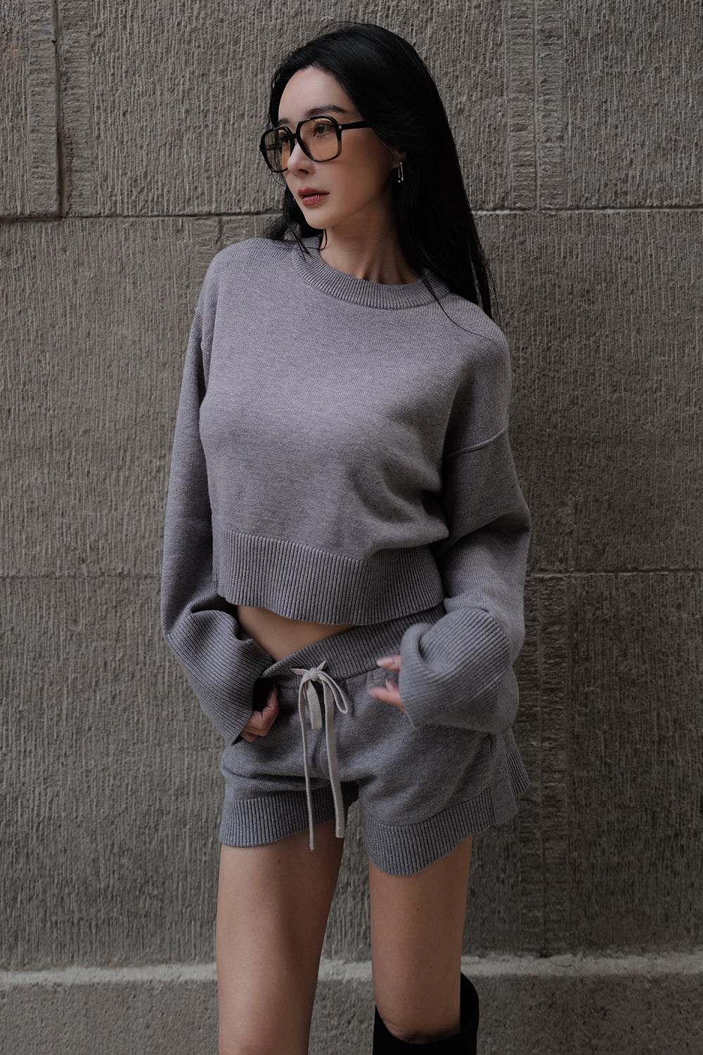 Gentle Touch Knit Long Sleeve Top (溫絨針織長袖上衣)