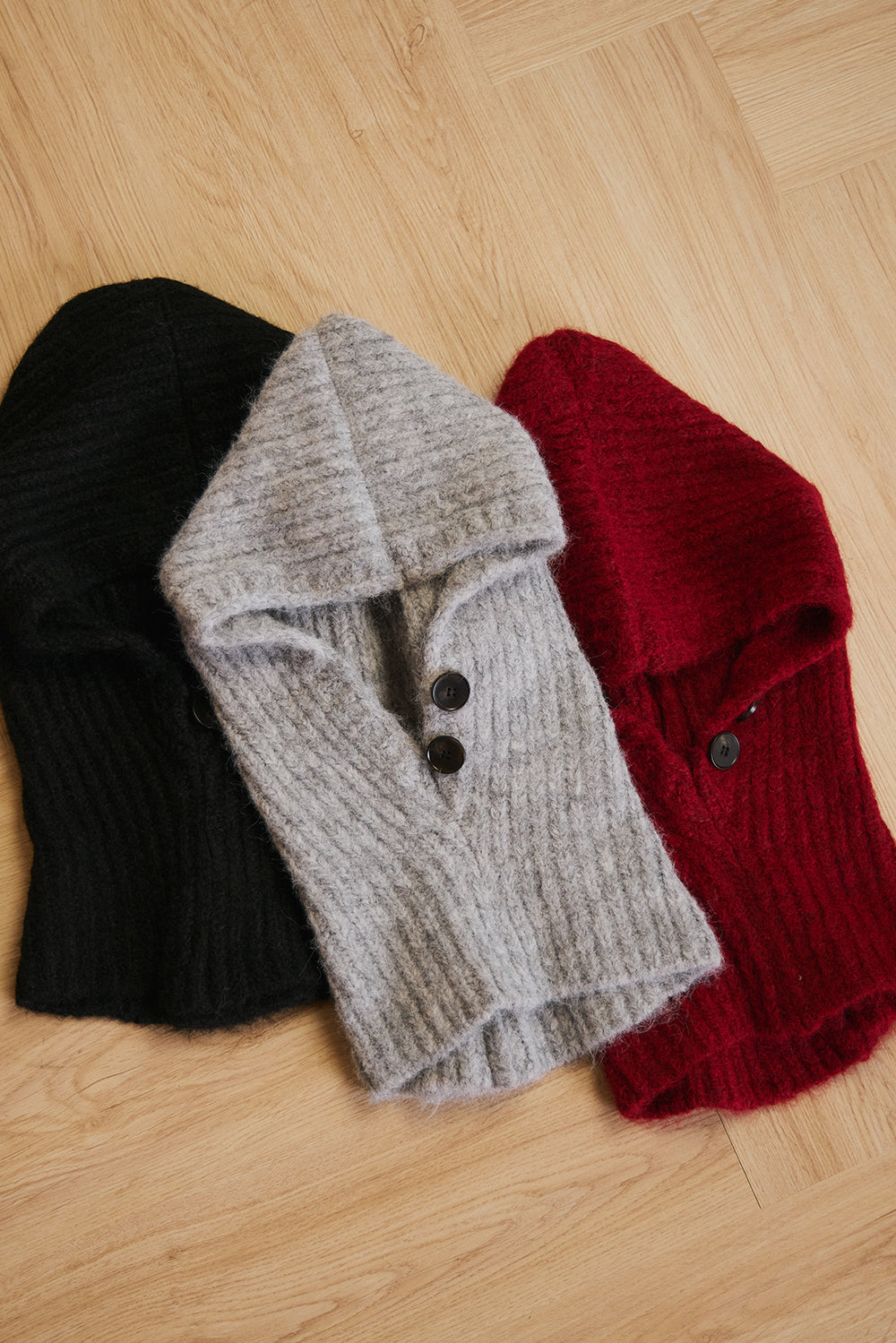 【預購】Knit Hooded Cowl (針織連帽圍脖)