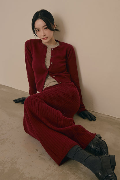 Cozy Knit Long Skirt (暖洋洋針織長裙)