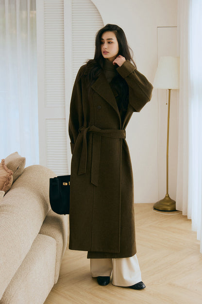 【預購】Chic Belted Wool Coat (綁帶羊毛大衣)