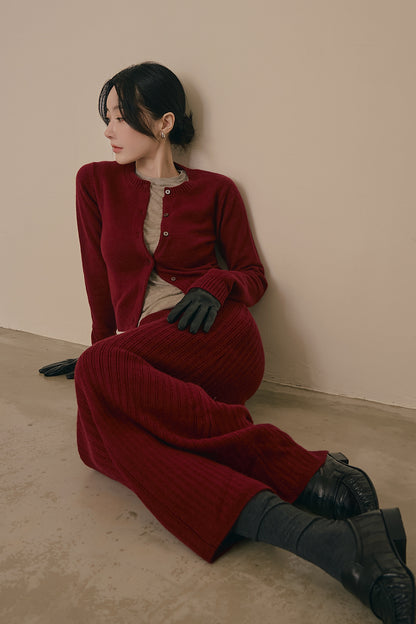 Cozy Knit Long Skirt (暖洋洋針織長裙)