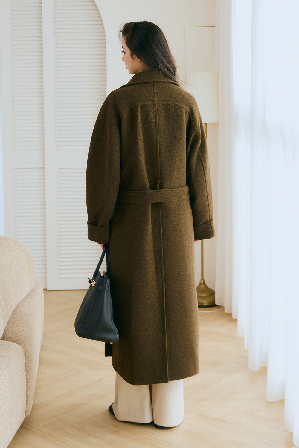 【預購】Chic Belted Wool Coat (綁帶羊毛大衣)