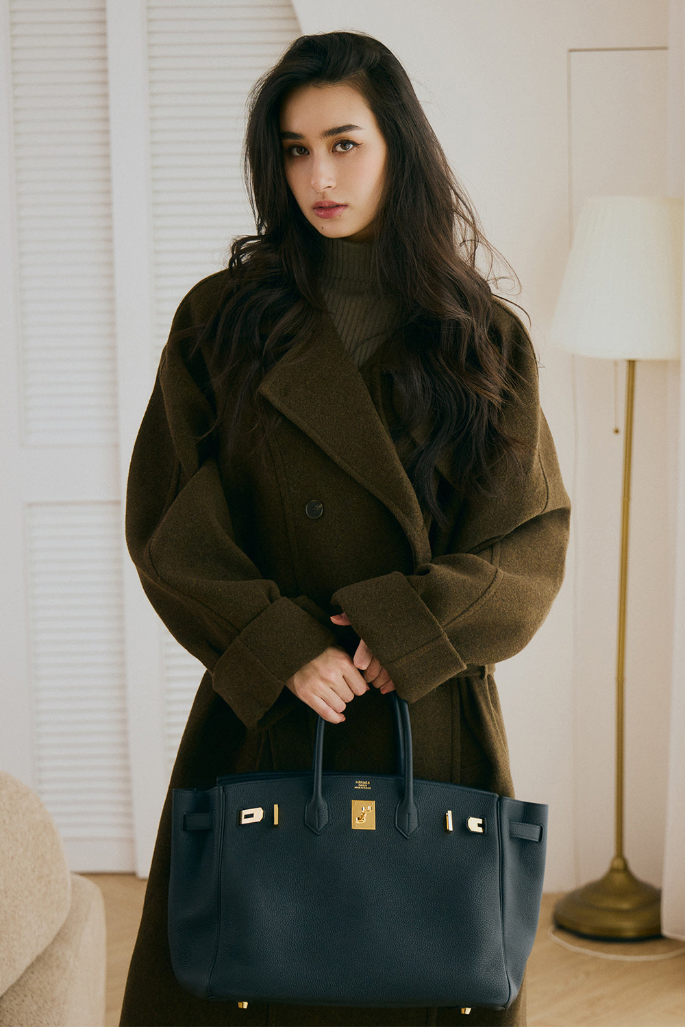 【預購】Chic Belted Wool Coat (綁帶羊毛大衣)